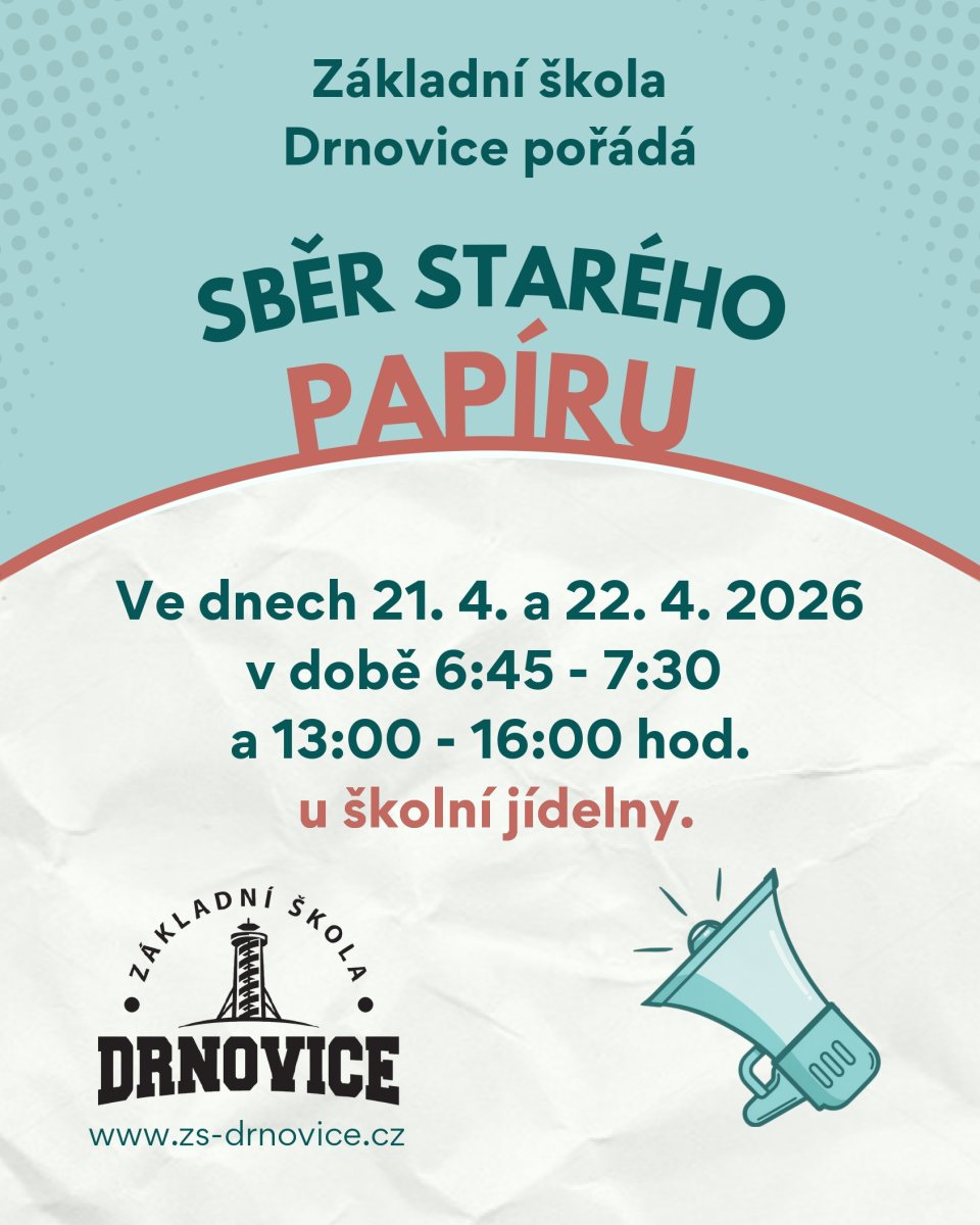 Sběr starého papíru – 21.-22. 4. 2026